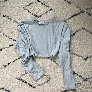 Aritzia long sleeve crop top